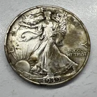 1939 WALKING LIBERTY US SILVER HALF DOLLAR  Actual COIN $32.50 Total Invest Now