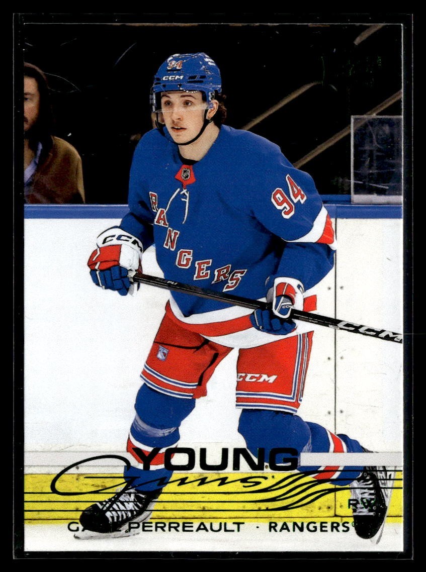 2025-26 Upper Deck Series 1 Young Guns Holiday #202 Gabe Perreault Rookie RC