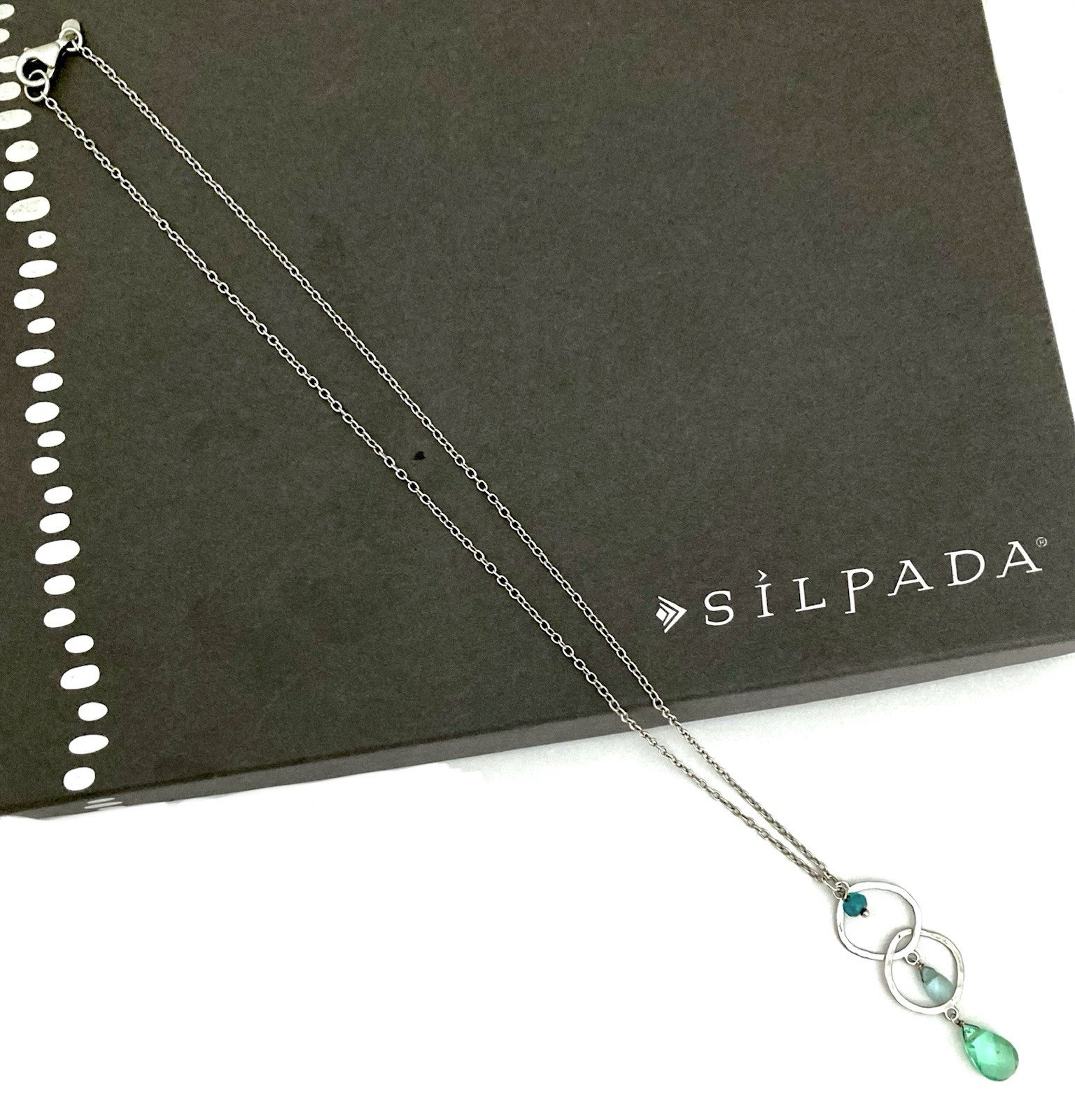 SILPADA Sterling Silver LOOP D’ LOOP Quartzite & … - image 5