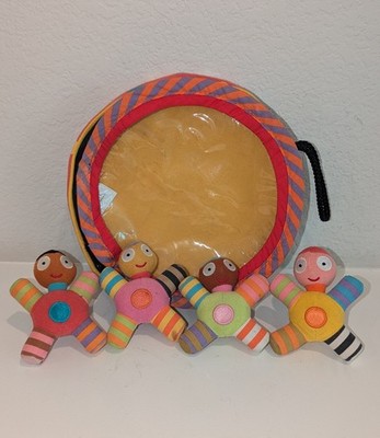Vintage 2004 ZOLO KUSHIES STACROBATS TODDLER MAGNETIC STACKING Toys Set Of 4 T3