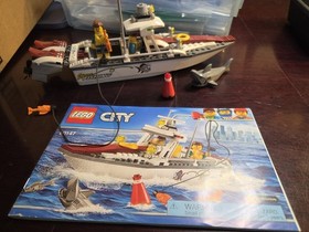 Lego City Fishing Boat 60147 Retired Complete