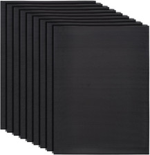 10 Sheets Fursuit Eye Mesh, 11.8X8.6Inch Black PVC Custom Net 0.2Mm Thick Waterp