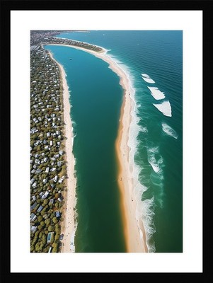 Moderner Hafen von Sydney gerahmtes Wandbild Poster Leinwanddruck Bild