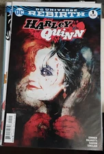 HARLEY QUINN  # 1 B 2016  DC UNIVERSE REBIRTH AMANDA CONNERN  SIENKIEWICZ