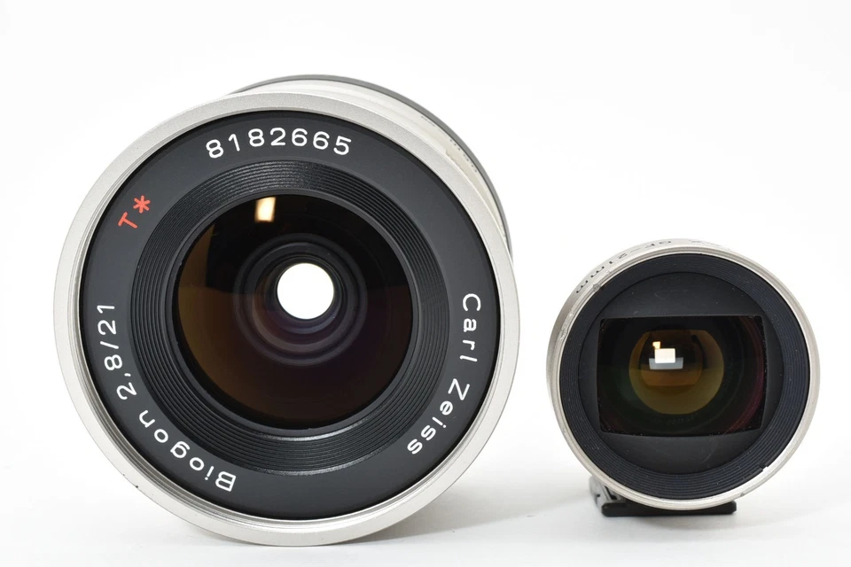 [Near Mint] Contax Carl Zeiss Biogon T* 21mm F/2.8 Lens w/ Finder GF-21 - Image 3 of 4