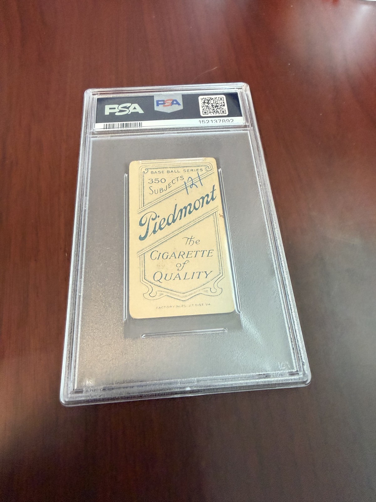 1909-11 T206 Piedmont 350 Jack Quinn Rookie Card. PSA 1.5(mk) view 2