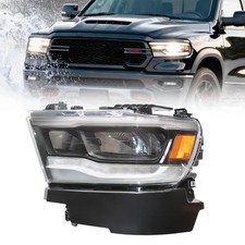 For 2019-2024 RAM 1500 Rebel/Laramie LED Headlight Headlamp Assembly