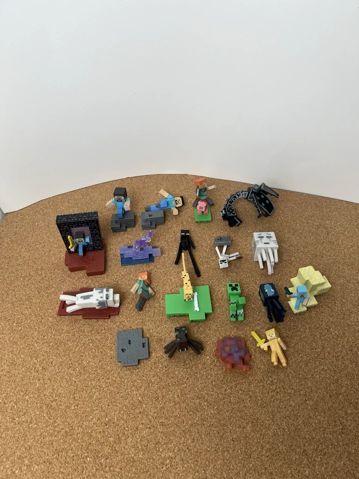 Minifigura Minecraft Mini Figura Artesanal Lote de varias piezas Foto 3 de 4