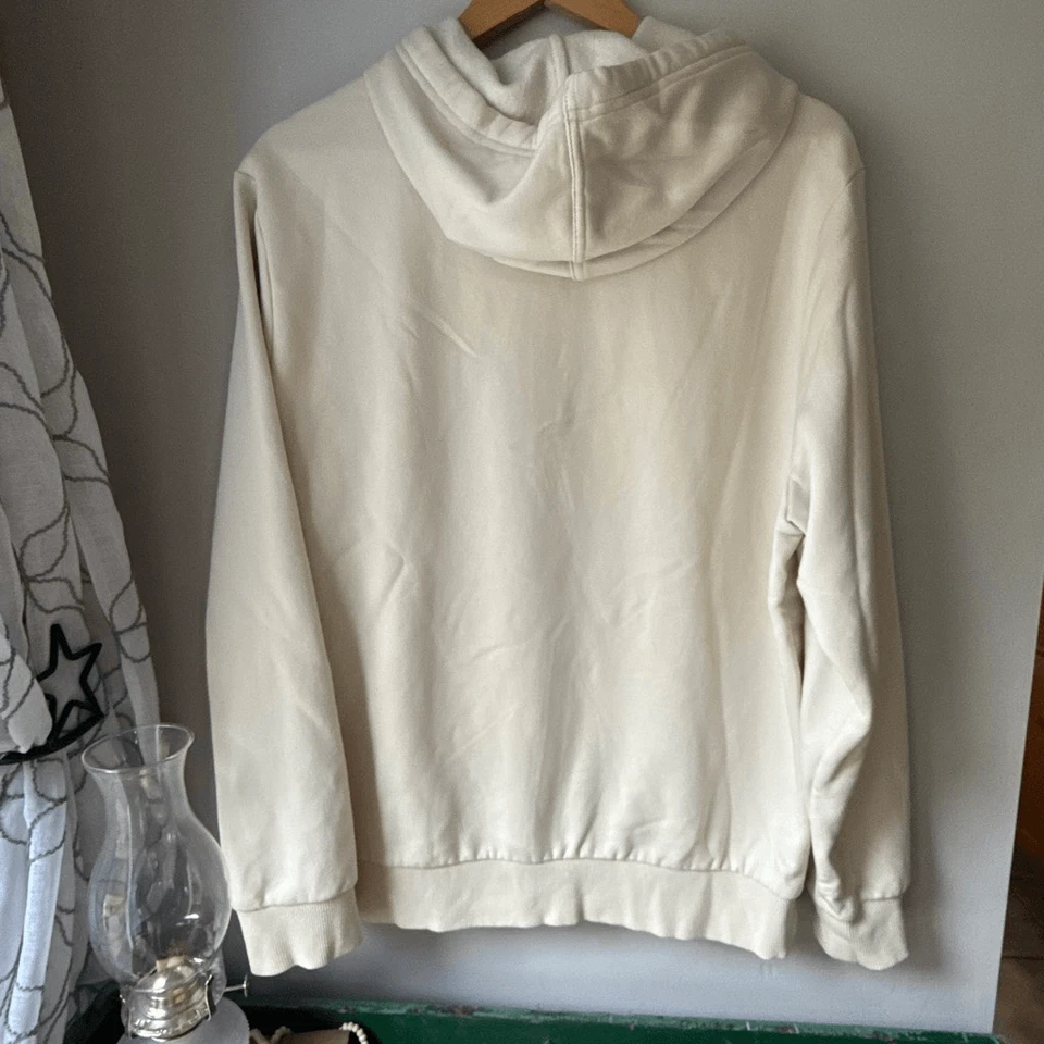 Calvin Klein hoodie men’s medium cream color athletic preppy comfy - Image 4 of 4