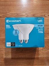  2-Pk EcoSmart PAR38 Dimmable Flood LED Light Bulb Bright White