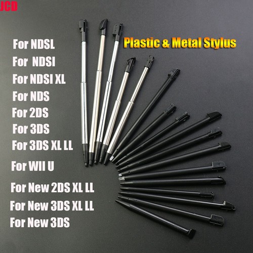 1pcs Black Plastic Stylus Touch Screen Metal Telescopic Stylus Pen For 2DS 3DS N - Zdjęcie 3 z 28