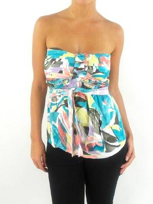 Oneill Shirt Oberteil Bandeaushirt Guajava türkis A-Linie Bandeau NEU
