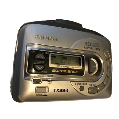 Aiwa HS-TX394 Radio Player Read Inside -Cassette Doesn't Work- Radio Works    @B