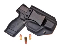 Aggressive Concealment PTIWBLPBK-RH IWB Kydex Holster Taurus PT709/PT740 slim