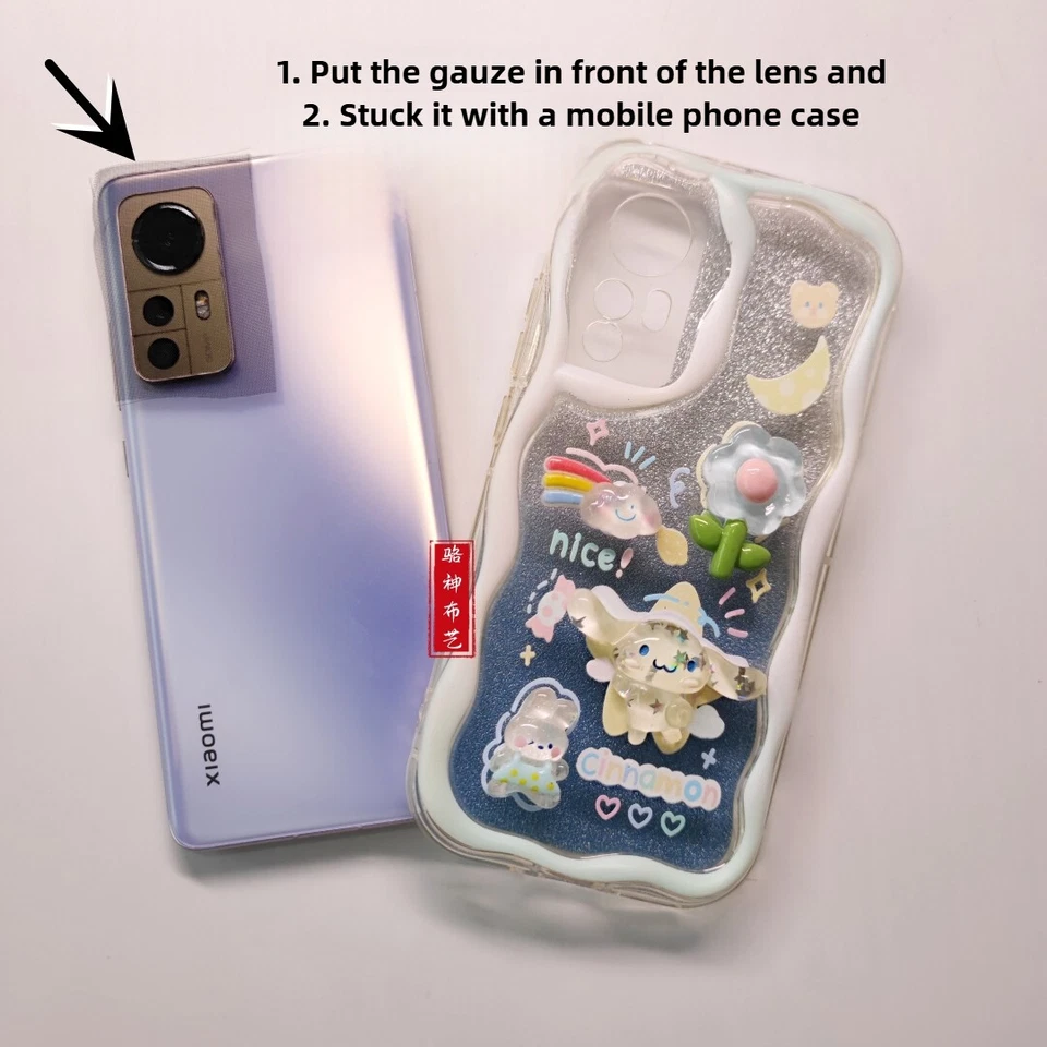 12 Soft Effect Star Phone Camera Lens Filter Cross Starburst light-transmitting - Image 3 of 4