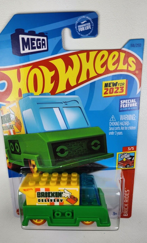 2023 Hot Wheels Brick Rides #58/250 *Brickin Delivery* New for 2023 | eBay