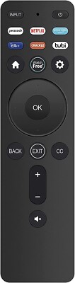 Smart TV Remote Control XRT260 for Vizio 4K QLED LCD/LED HDR Smart TV (No Voice)
