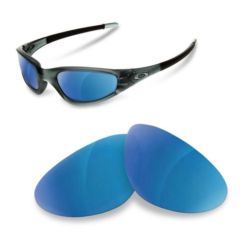 Verres De Remplacement Polarisés IKON Pour Costa Del Mar Corbina - Bleu Miroir Foncé, Protection 100% UV, Anti-reflets