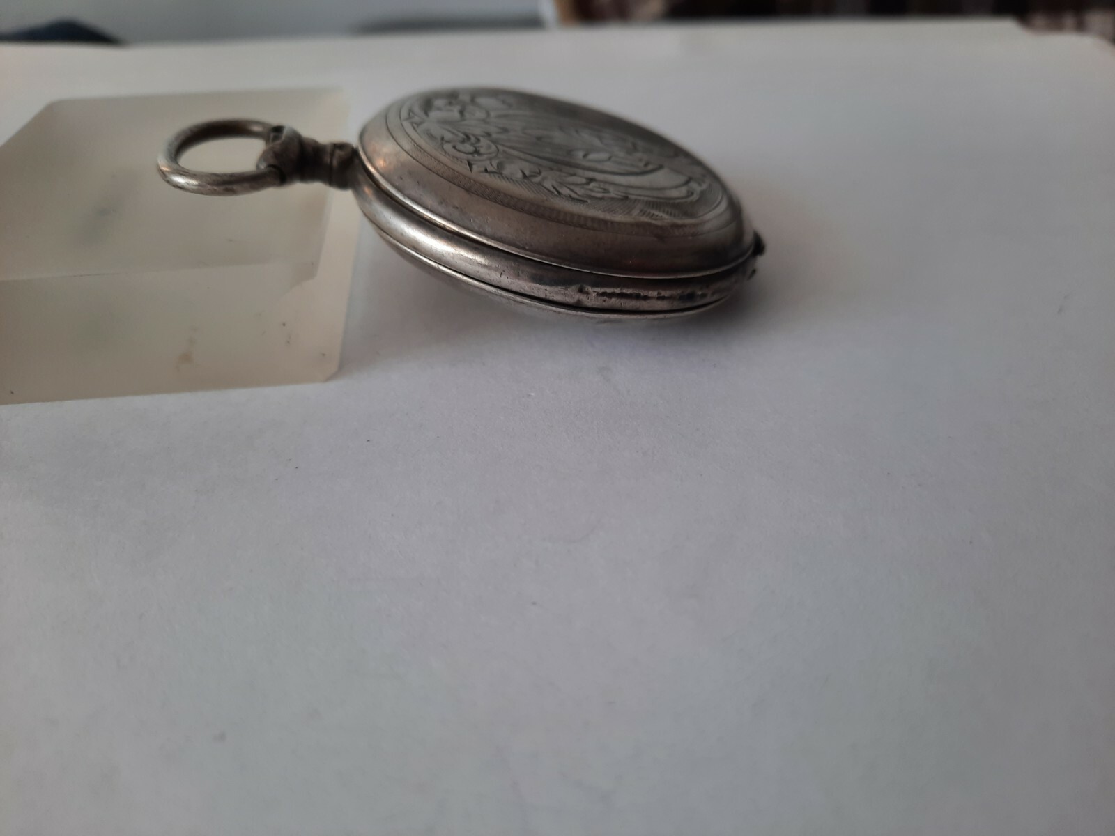 French Hull Hunter Solid Silver Pocket Watch Case… - image 5