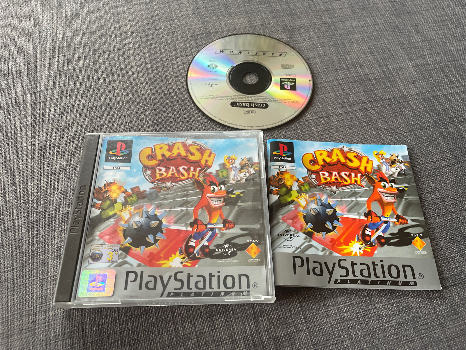 Crash Bash Platinum Sony Playstation 1 01 European Version For Sale Online Ebay