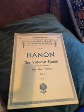 Hanon The Virtuoso Pianist - Book II - Schirmers - Paperback - 1939