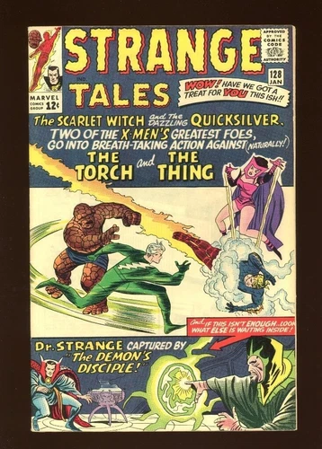 Strange Tales 128 VF- 7.5 High Definition Scans *b18