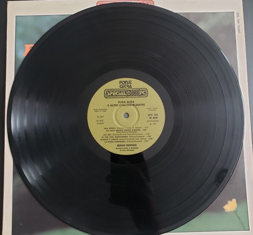 Sergio Endrigo "Elisa" Vinyl Record LP - Picture 4 of 4