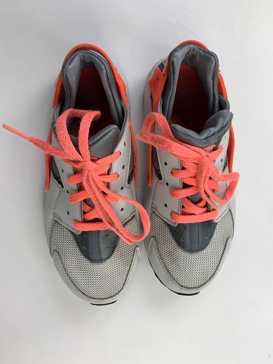 Nike Air Youth 1Y Huarache White Neon Orange Running Shoes eBay