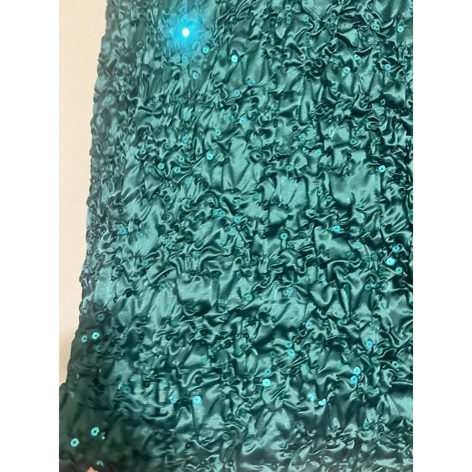 MSK Woman Green Sequins Holiday Party Jacket 2X - Image 4 of 4