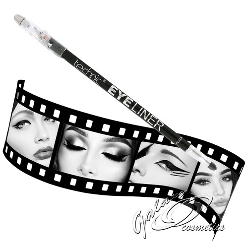 Technic Eyeliner & Smudger BLACK Pencil with Sharpener Soft