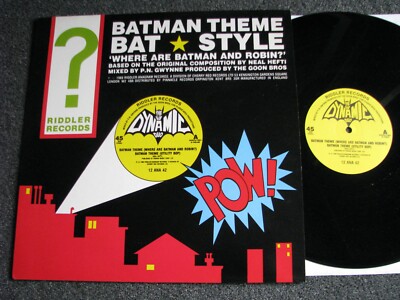 Alien Sex Fiend-The Dynamic Duo-Batman Theme LP-1988 UK-Riddler-Anagram-12 ANA42