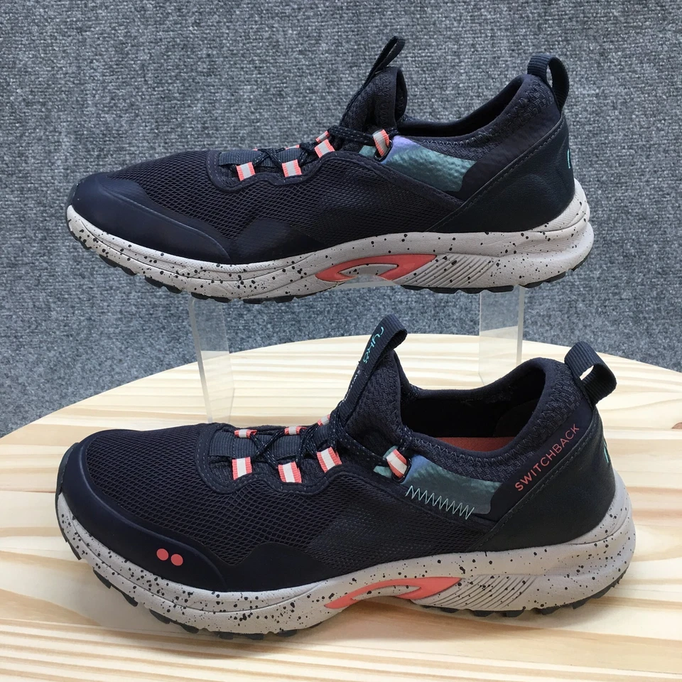 Ryka Zapatos Mujer 8.5 W Switchback Atlético Correr Tenis Azul Tela Con Cordones Foto 2 de 4