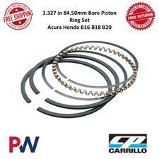 CP-Carrillo 3.327 in 84.50mm Bore Piston Ring Set For Acura Honda B16 B18 B20