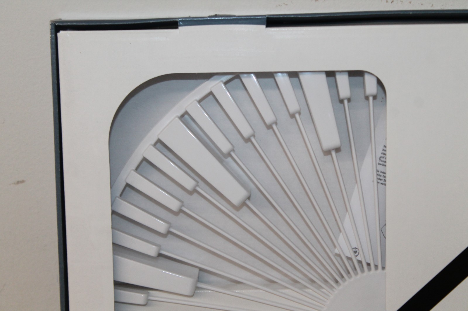 Koziol Piano Musical Instrument Design Wall Clock Home Decor Colors Black White