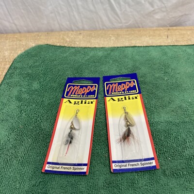 Mepps B0WSBK Aglia Spin Flies 1/12-Ounce (Silver/B  C7