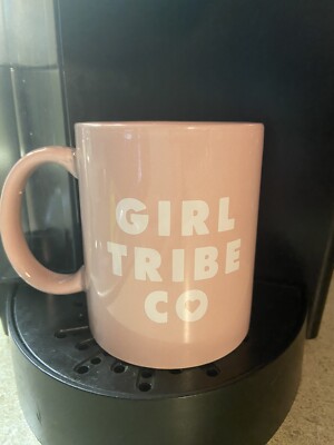 Pink Coffee Tea Best Friends Mug Girl Tribe Co. HTF | eBay