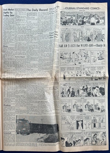 John Glenn 1st to Orbit Earth / Feb. 20, 1962 / Space Race / Full Newspaper - Picture 11 of 12