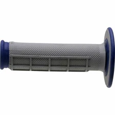 Renthal MX Dual Compound Grips 1/2 Waffle - Grey/ Blue
