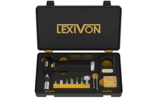 LEXIVON Butane Torch Kit, Self-Igniting Soldering Station, Adjustable Flame,125W