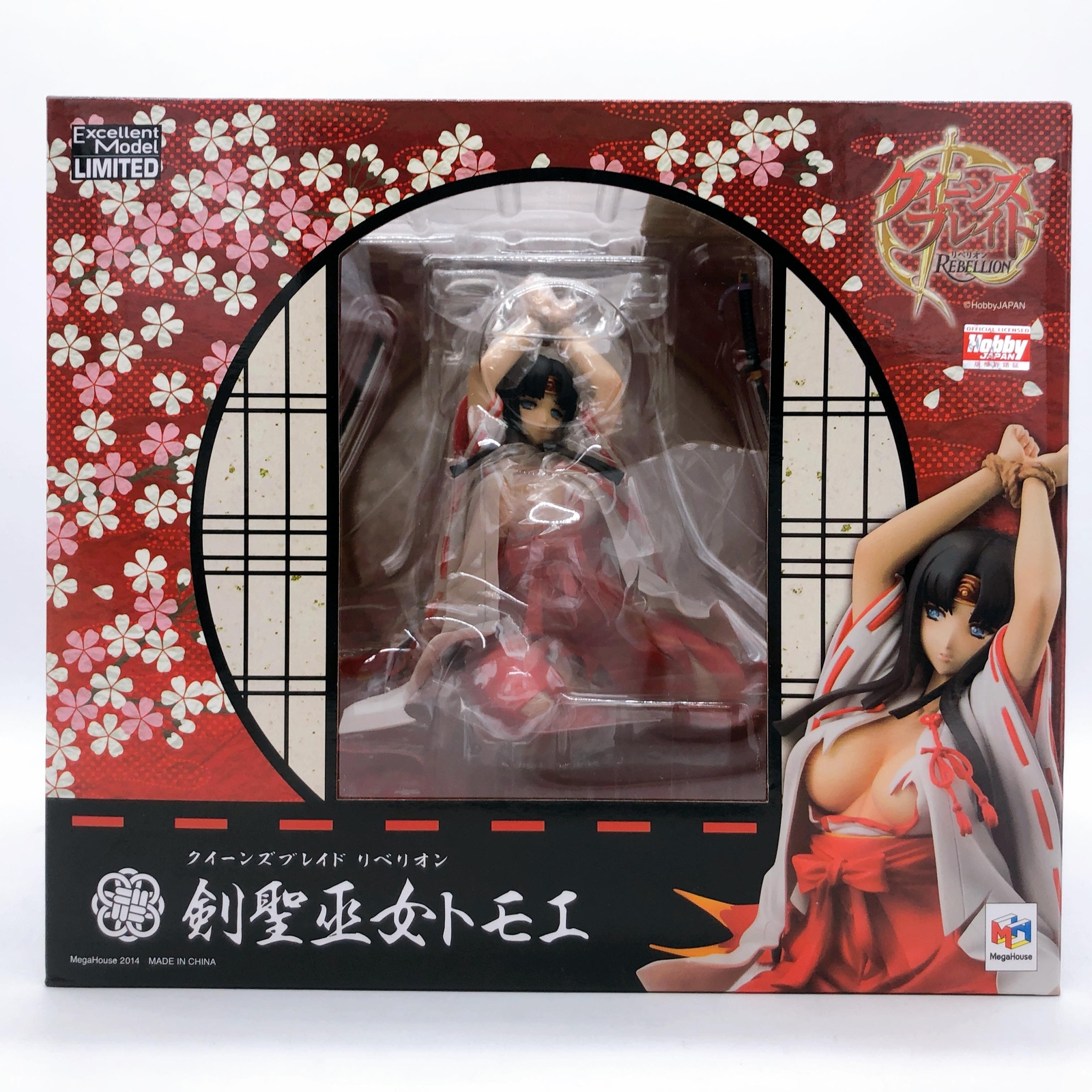 Queen's Blade Rebellion Tomoe 1/8 Figure MegaHouse Excellent Model Limited NEW
