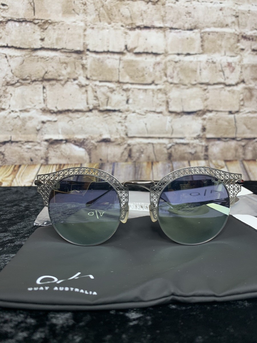 Quay Limited Edition Nakita Sunglasses Quay Australia LIMITED EDITION (NAKITA) Silver/Blue  main image 2