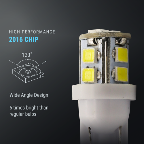 Kit de paquete interior de luz LED blanca 20X para cúpula de mapa T10 y 31 mm + placa de matrícula - Imagen 5 de 11