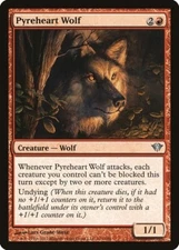Pyreheart Wolf 1x MtG Dark Ascension SP/NM