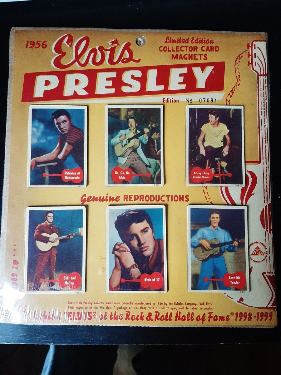 Vtg Limited Edition Elvis Presley 1956 Magnets Sealed PLUS