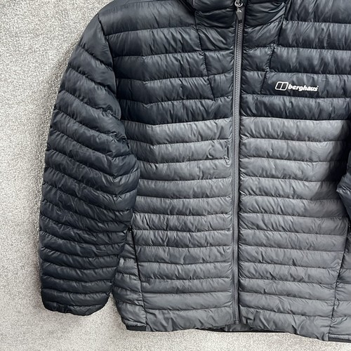 Chaqueta Berghaus Para Hombre Extra Grande Hydroloft Negra Gris XL Senderismo Vaskye Puffer - Imagen 14 de 24