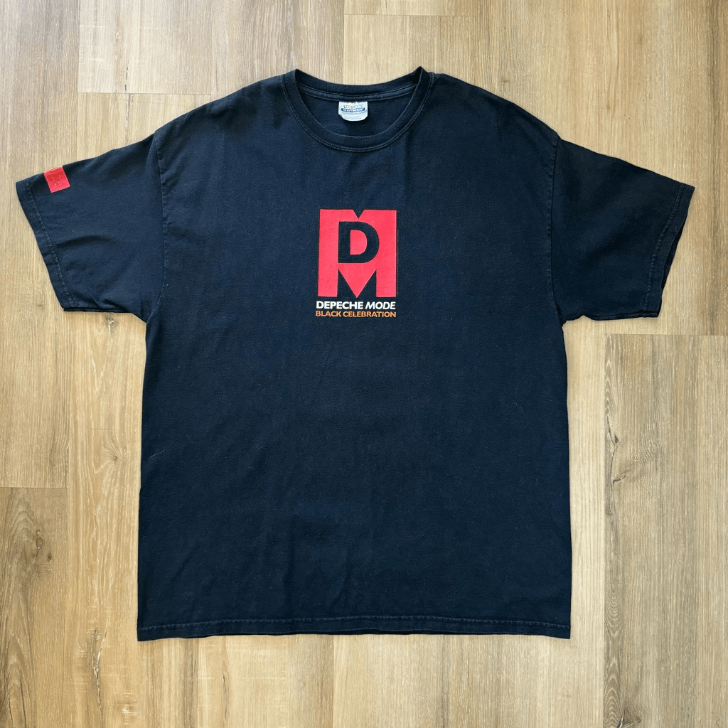 Depeche Mode Vintage Black Celebration STUMM 26 Graphic Tee