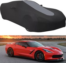 Custom Fit Indoor Car Cover for Chevrolet Corvette C7  UV Resistant Fade-Pro...