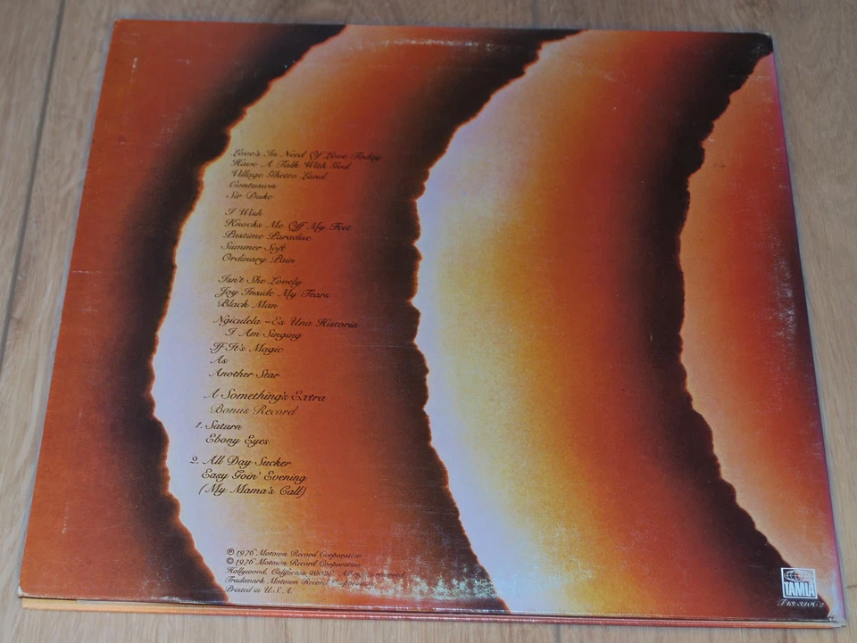 Stevie Wonder - Songs In The Key Of Life - Vinyl - 1976 Foto 2 de 4
