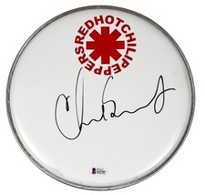 Chad Smith Red Hot Chili Peppers Signed Autograph 10” Drumhead RHCP Beckett COA
