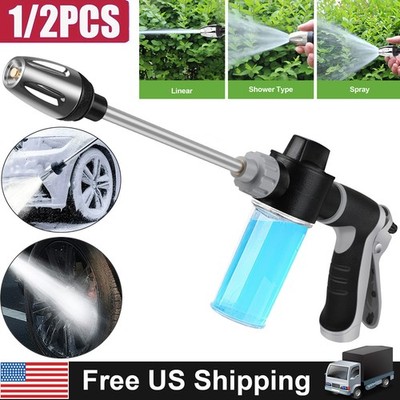 1PC/2PCS High Pressure Foam Sprayer for Garden Hose, Foam Gun Car Wash 8 Sprayer